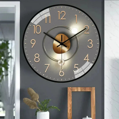Horloge murale silencieuse minimaliste - Décoration moderne pour le salon
