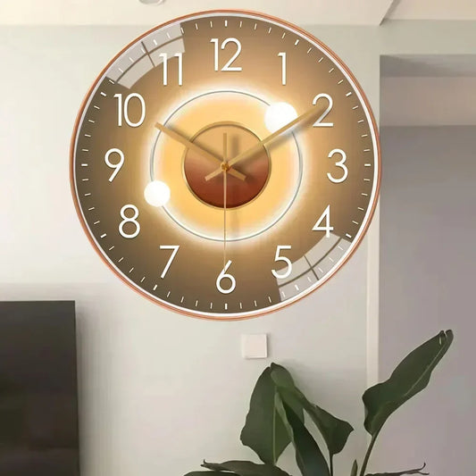 Horloge murale silencieuse minimaliste - Décoration moderne pour le salon