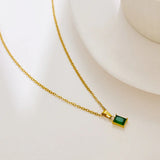 Maddie - Green Emerald  Necklace — perfect for those who value comfort and design.
