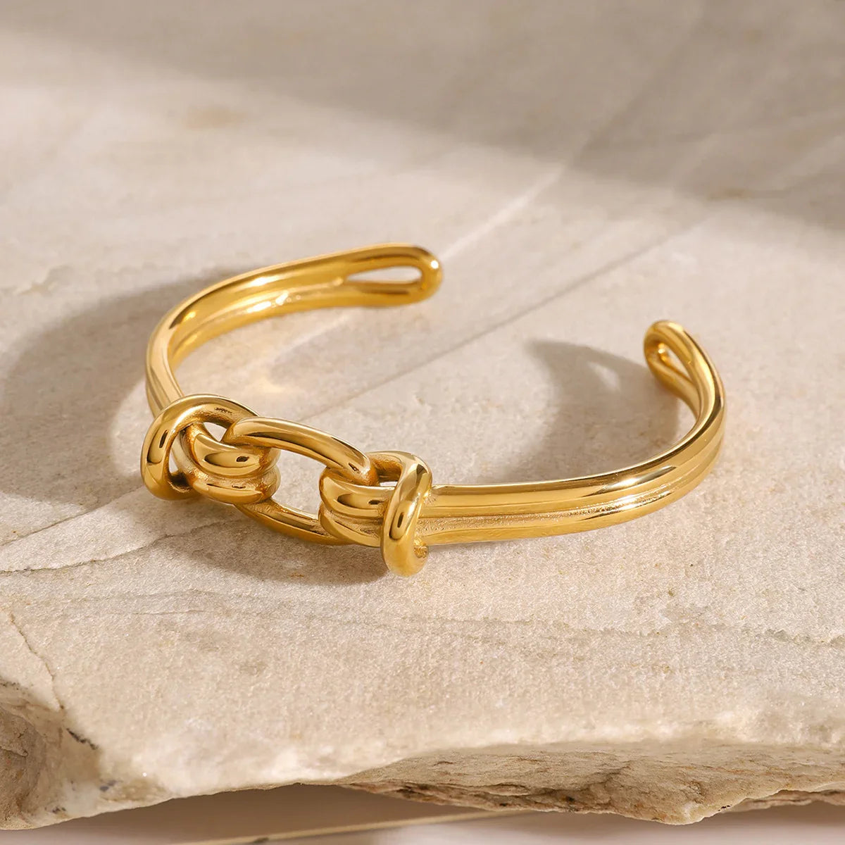 Naomi - Gold Knot Bangle — perfect for those who value comfort and design.