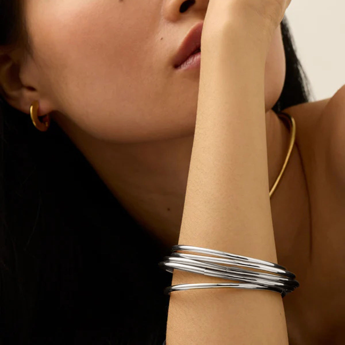 Ariana – Sleek Bangle Set — made with care and attention to detail.