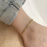 Nell - Gold Loop Anklet — made with care and attention to detail.