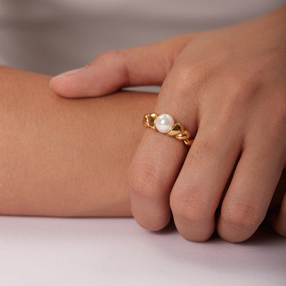 Beatrice - Freshwater Pearl Ring — made with care and attention to detail.