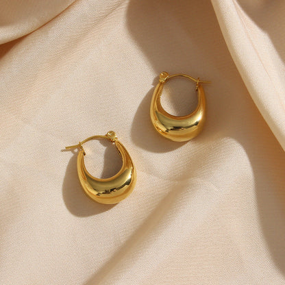 Evie - Gold Hoop Earrings — made with care and attention to detail.
