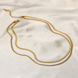 Sienna - Layered Gold Chain Necklace — crafted for everyday quality.