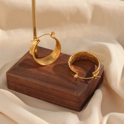 Wren - Gold Hoop Earrings — made with care and attention to detail.