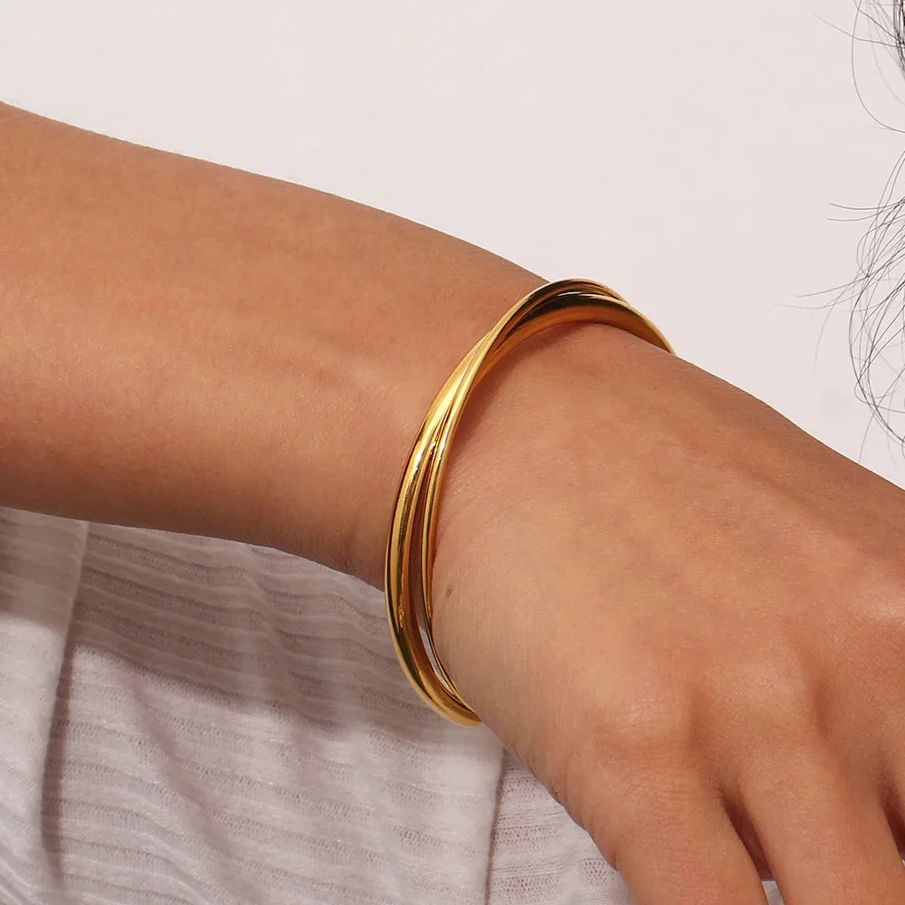 Lizzie - Layered Gold Bangle — designed to inspire your lifestyle.