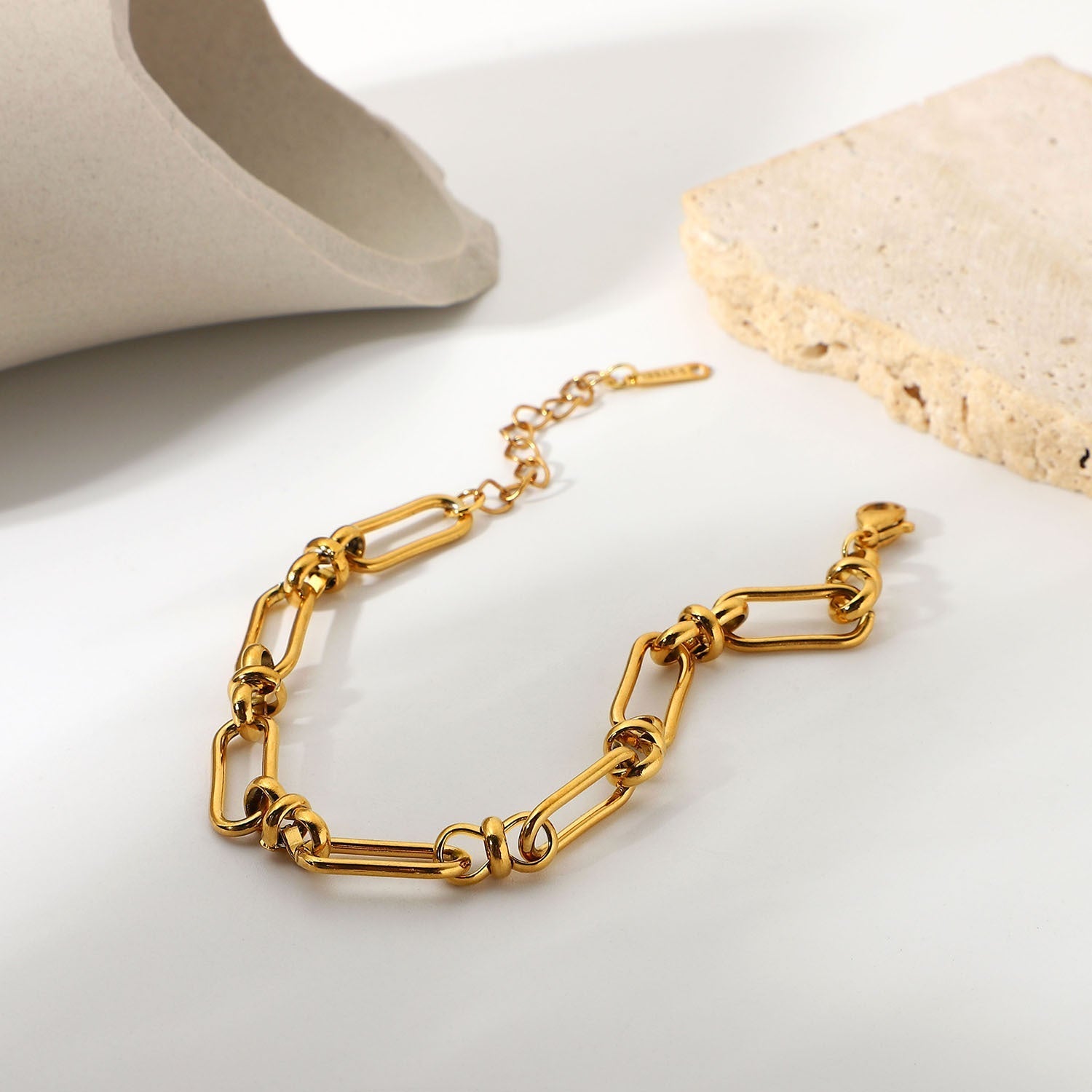 Maeve - Gold Link Chain Bracelet — made with care and attention to detail.