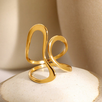Amanda - Infinity Twist Ring — made with care and attention to detail.
