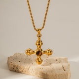 Marina - Gold Symmetrical Necklace — bringing modern charm to your space.