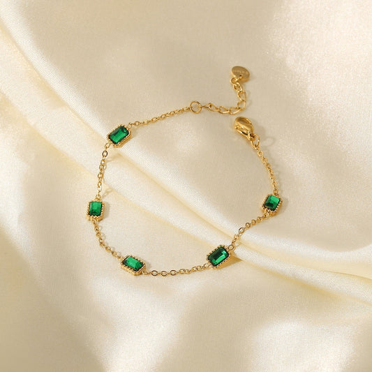 Erin - Stone Chain Bracelet — bringing modern charm to your space.