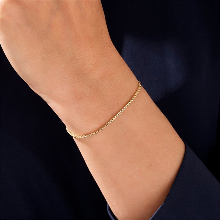 Caroline - Slim Chain Bracelet — made with care and attention to detail.