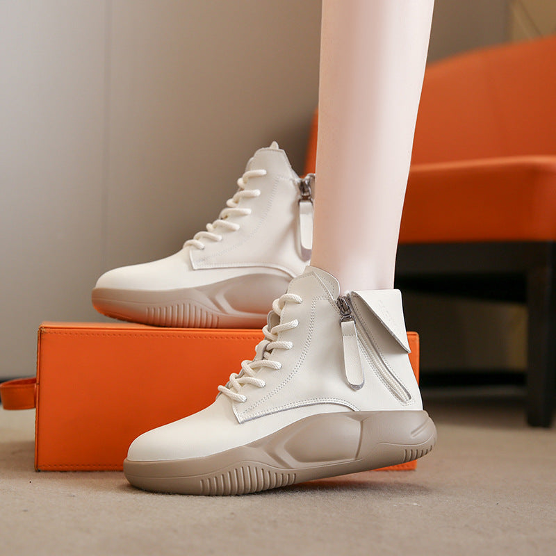 Bottes hautes dames avec Dikke Zool | Haut haut tendance Schoenen