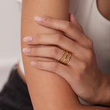 Esme - Layered Gold Ring — made with care and attention to detail.