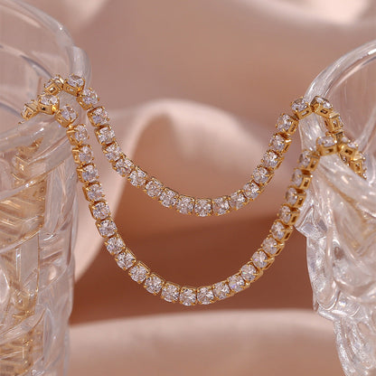 Edith - Diamond Tennis Necklace — crafted for everyday quality.