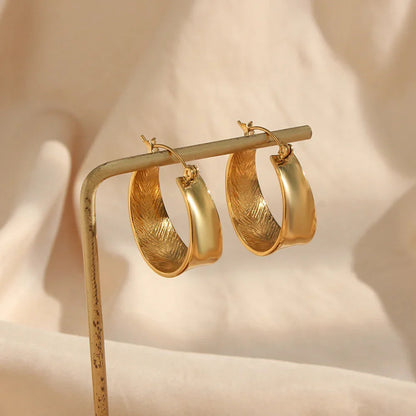 Wren - Gold Hoop Earrings — made with care and attention to detail.