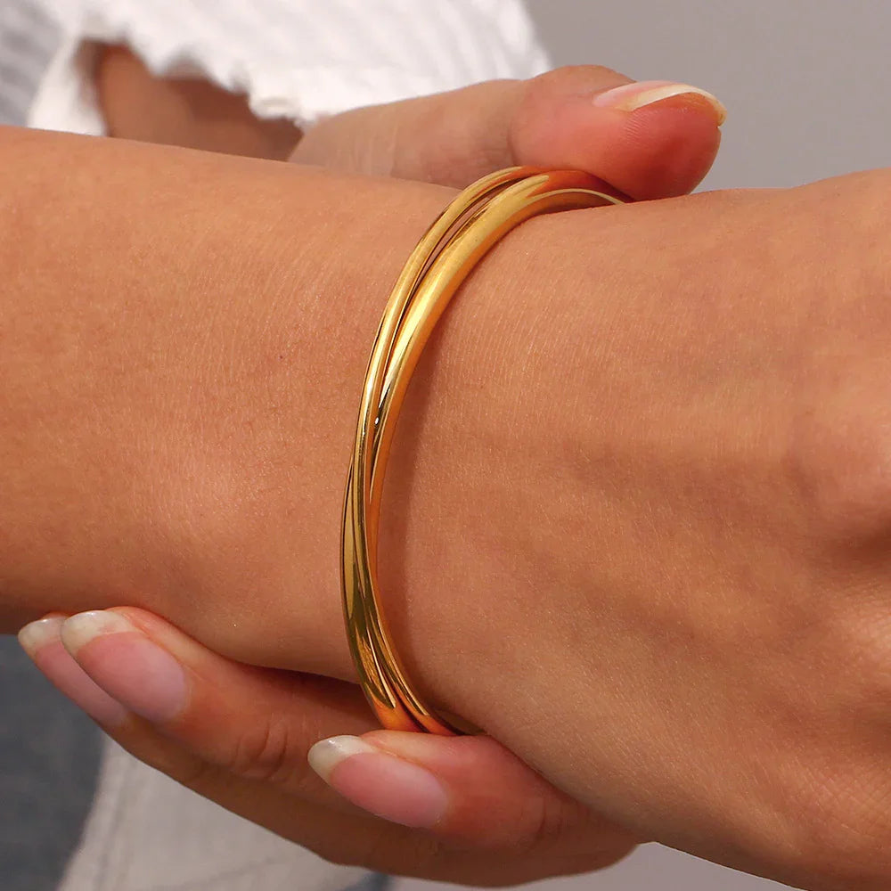 Lizzie - Layered Gold Bangle — designed to inspire your lifestyle.