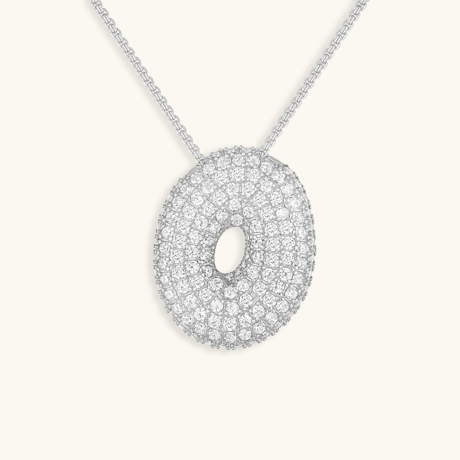 Esme - Bubble Initial Diamond Necklace — designed to inspire your lifestyle.
