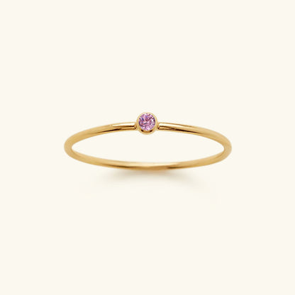 Briony - Birthstone Stacker Ring — made with care and attention to detail.