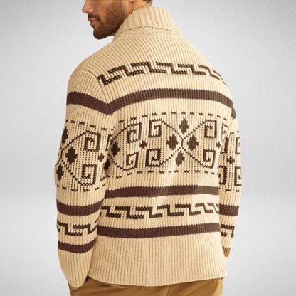 Cardigan zippé Strick pour hommes – Herbst &amp; Winter