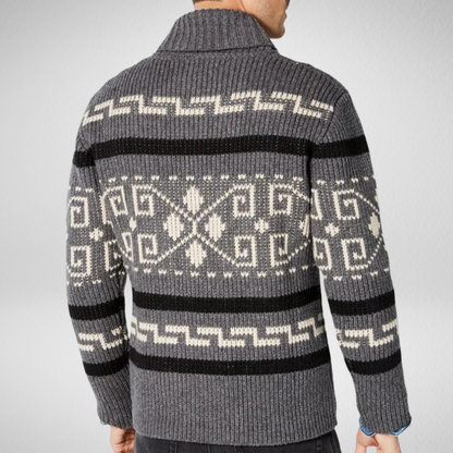 Cardigan zippé Strick pour hommes – Herbst &amp; Winter