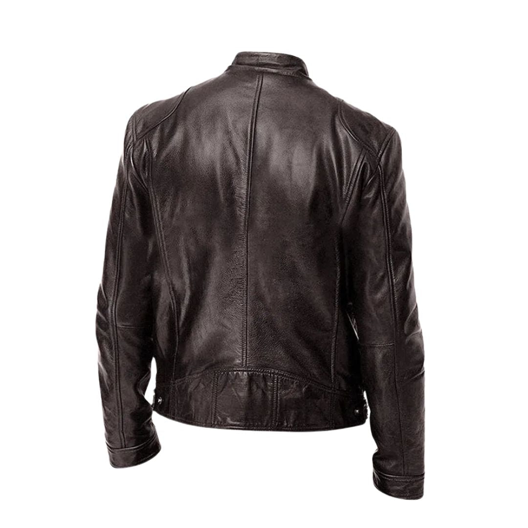 Veste en cuir | Artiste | Lederimitat | Veste motard | Veste en cuir pour hommes