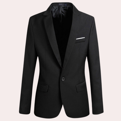 Anzugjacke - Herren Einreiher Formal Blazer Jacke