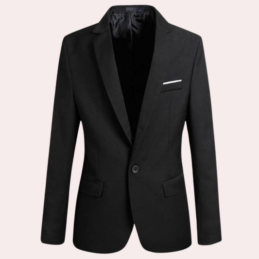 Anzugjacke - Herren Einreiher Formal Blazer Jacke