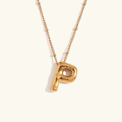 Arabella - Balloon Letter Initial Necklace — crafted for everyday quality.