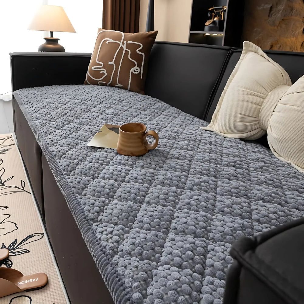 Huisdierbestendige Textuur Gequilt Bankbeschermer Housse 