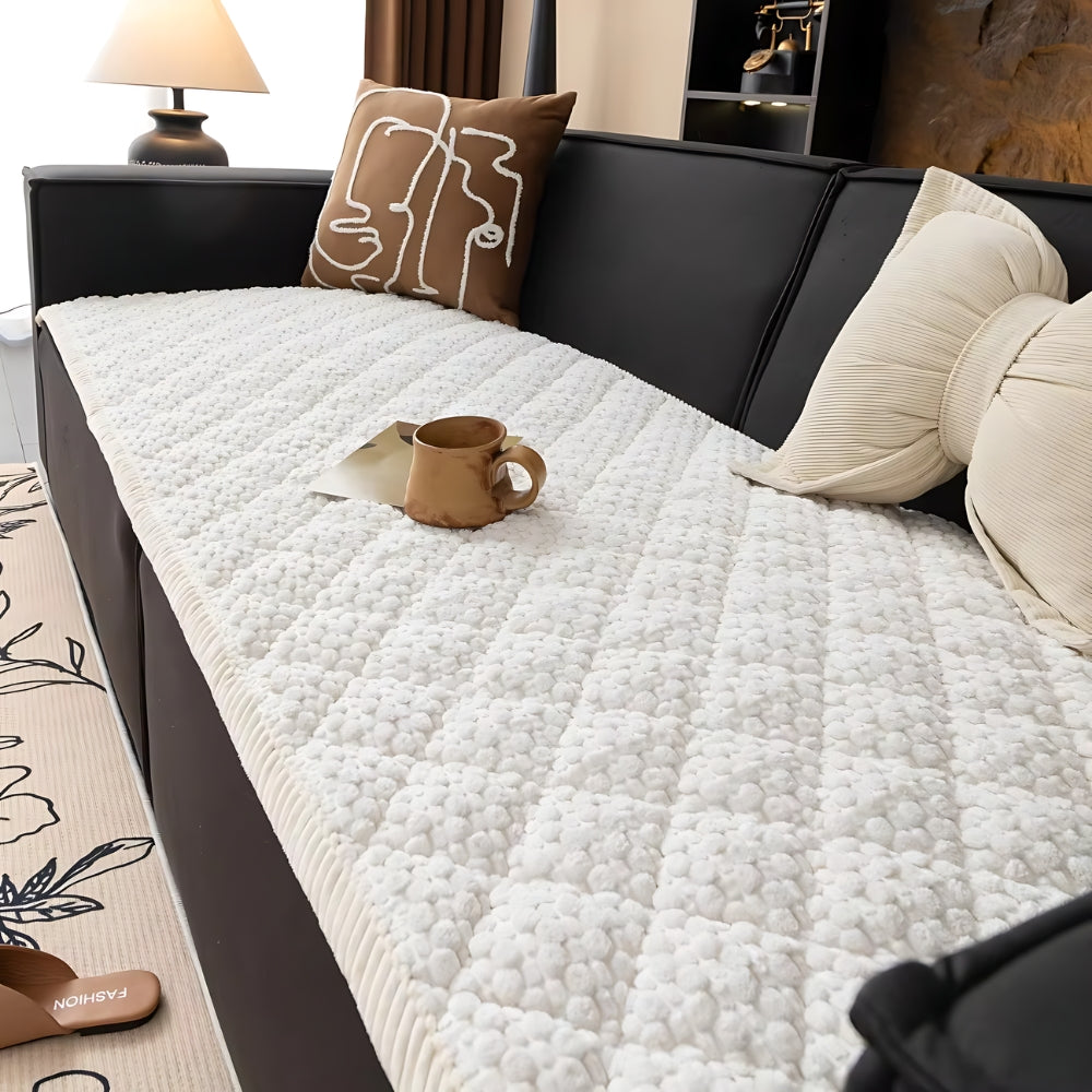 Huisdierbestendige Textuur Gequilt Bankbeschermer Housse 