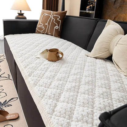 Huisdierbestendige Textuur Gequilt Bankbeschermer Housse 