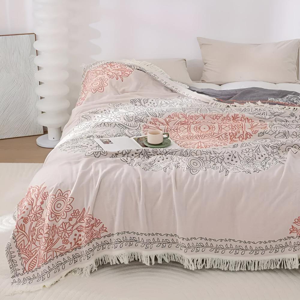 Couverture en laine de style scandinave chic