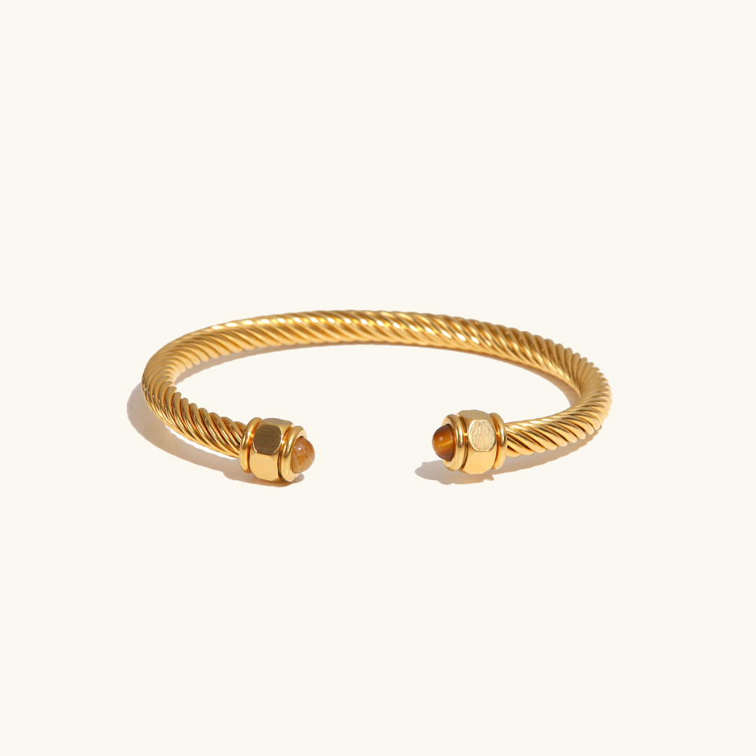 Bracelet Polly en corde dorée — apporte une touche de charme moderne à votre espace.