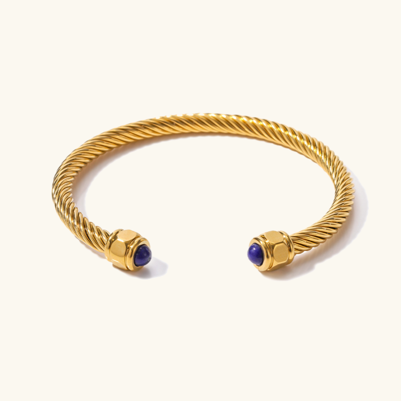 Bracelet Polly en corde dorée — apporte une touche de charme moderne à votre espace.