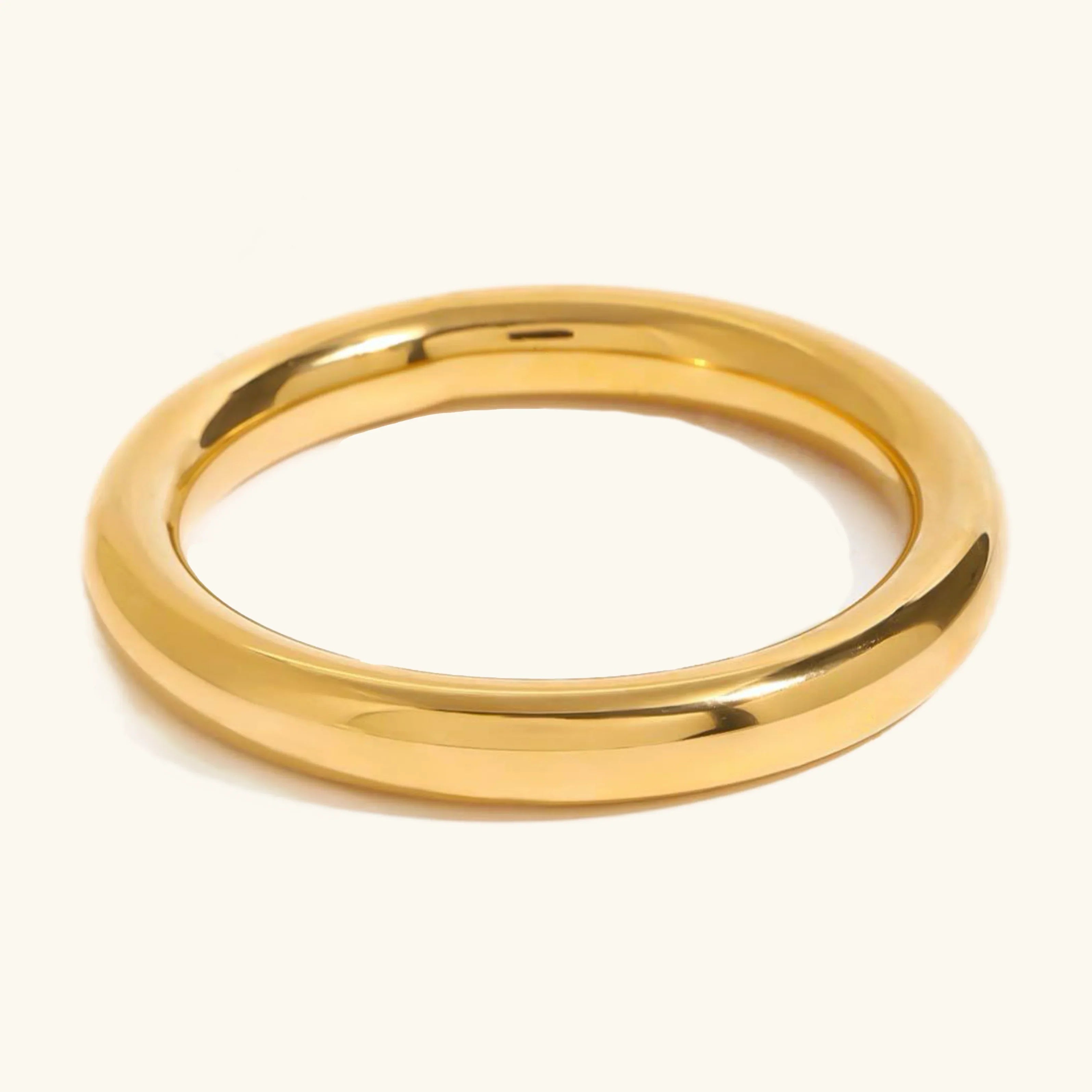 Freya - Smooth Gold Bangle — designed to inspire your lifestyle.