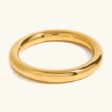 Freya - Smooth Gold Bangle — designed to inspire your lifestyle.