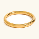 Freya - Smooth Gold Bangle — designed to inspire your lifestyle.