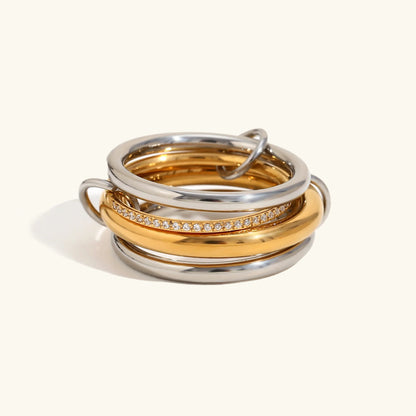 Susan - Diamond Ring Stack — bringing modern charm to your space.