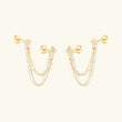 Imogen - Chain Stud Earrings — bringing modern charm to your space.