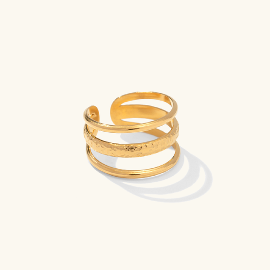 Esme - Layered Gold Ring — made with care and attention to detail.