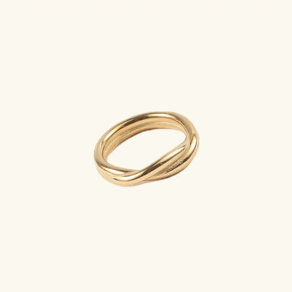 Lena - Bague torsadée en or — conçue pour inspirer votre style de vie.