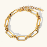 Maeve - Gold Link Chain Bracelet — made with care and attention to detail.