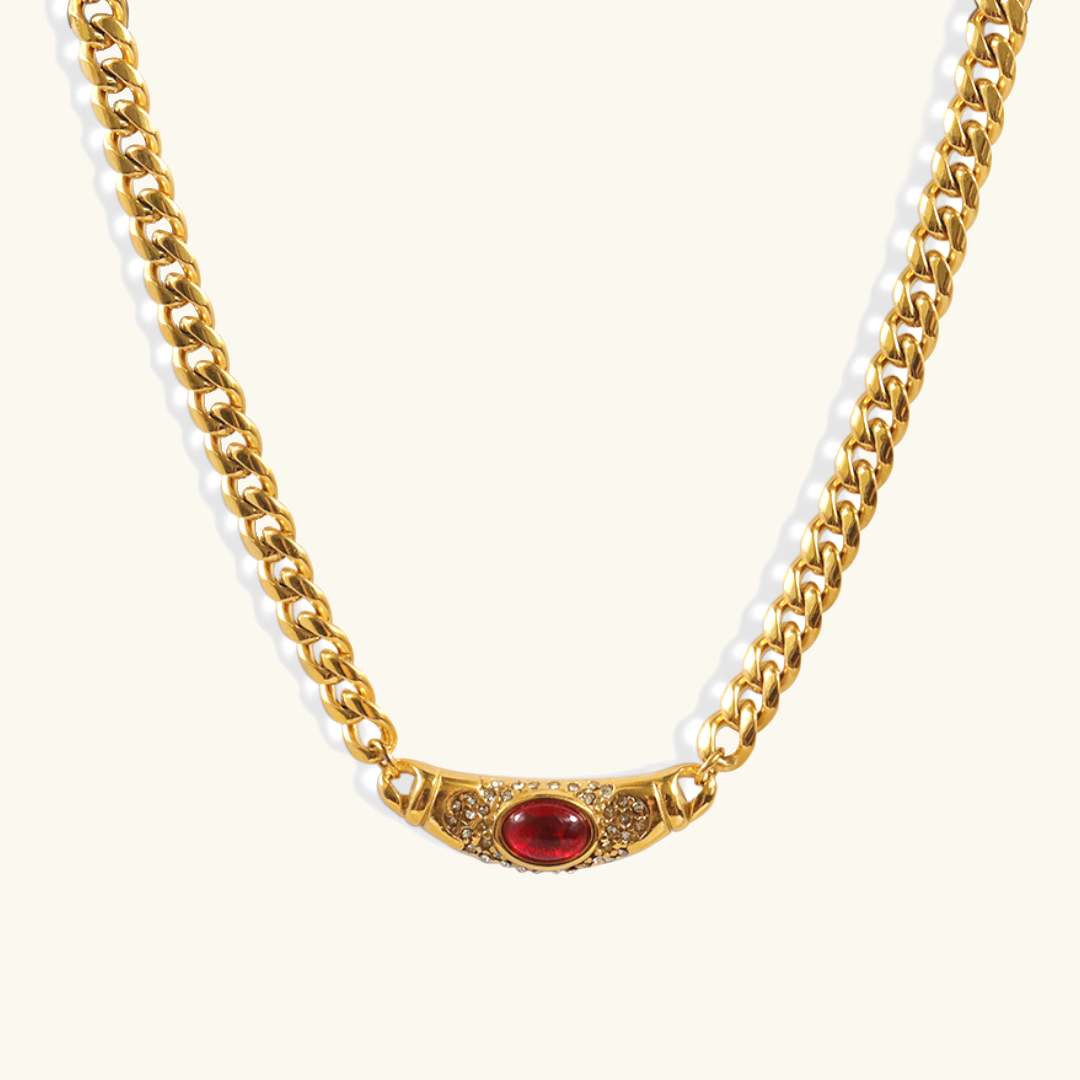Jasmine - Vintage Gemstone Necklace — crafted for everyday quality.