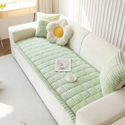 Pluche Geplooide Randen Bankhoes