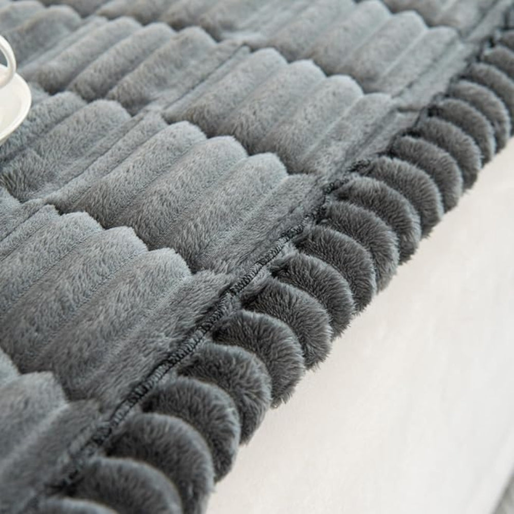 Pluche Geplooide Randen Bankhoes