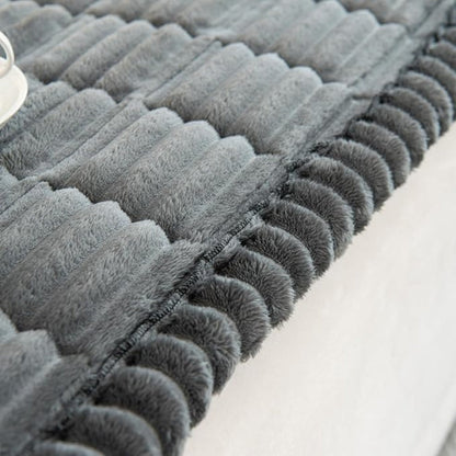 Pluche Geplooide Randen Bankhoes