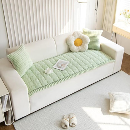 Pluche Geplooide Randen Bankhoes