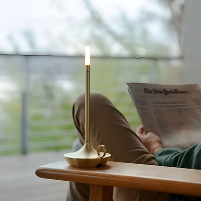 Stylish Portable Cylinder Table Lamp for Home and Office Decor