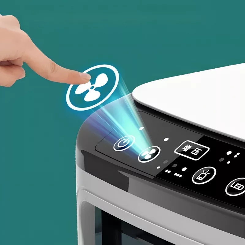 Refroidisseur d'air portable | Humidificateur à 3 vitesses avec lumière LED